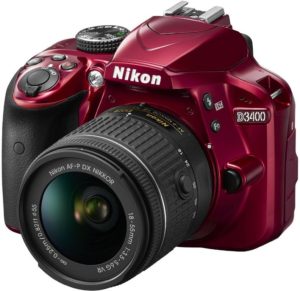 Nikon D3400 Red DSRL-03